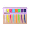 Wateroplosbaar fluorescerend make-up palet